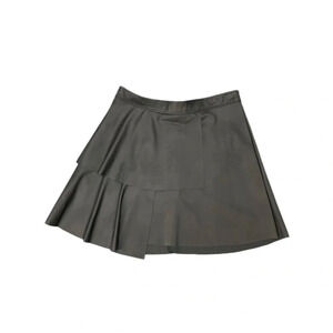 BCBGeneration Faux Leather Skater Skirt Women Medium